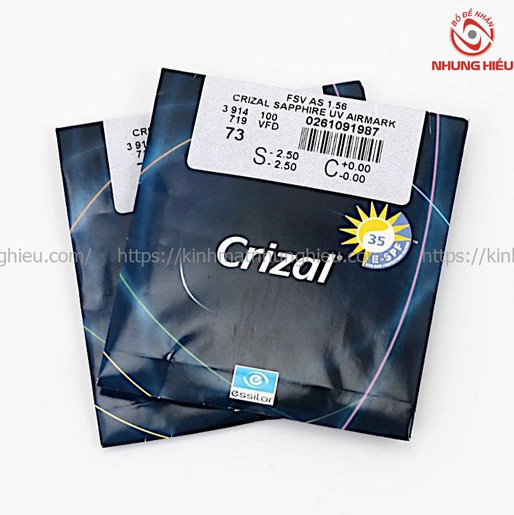Tròng kính Essilor Crizal