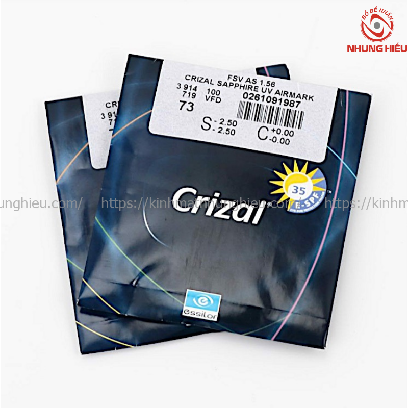 Essilor Crizal Sapphire 360 UV 1.67AS
