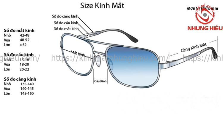 gọng kính cận size nhỏ