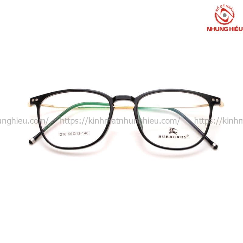 Mẫu gọng kính cận nữ Burberry được yêu thích 2026 6 Gọng kính cận nữ Burberry dáng tròn