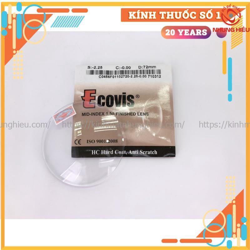 Tròng kính cận Ecovis tráng cứng Tròng kính cận Ecovis