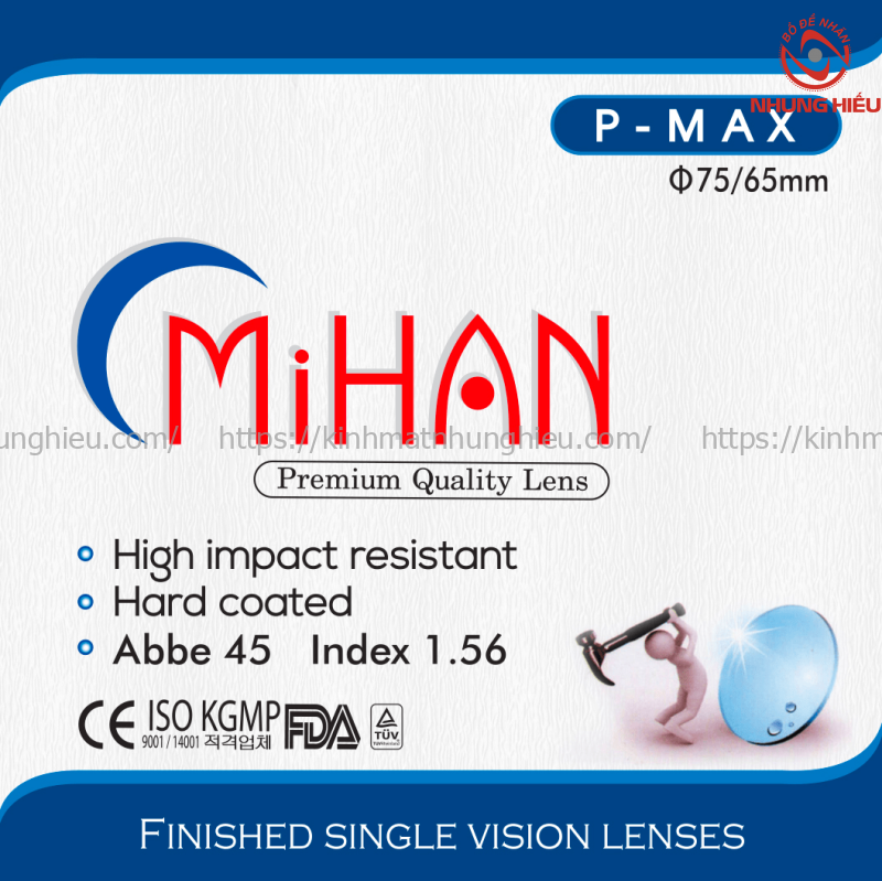 Tròng kính cao cấp Mihan