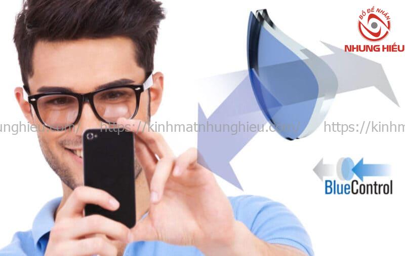 tròng kính hoya chống ánh sáng xanh