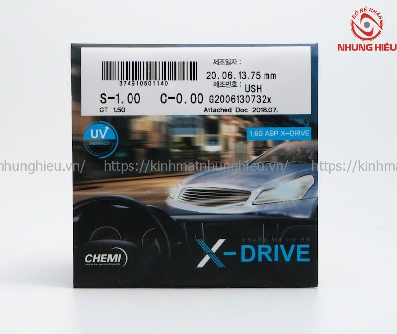 Tròng kính Chemi 1.60 Aps X-Driver