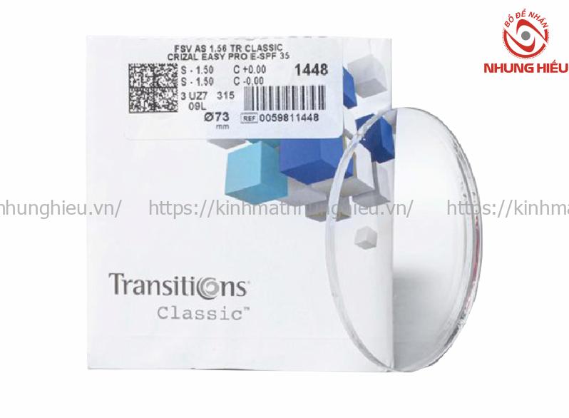 Tròng Essilor Transition Classic 1.56AS