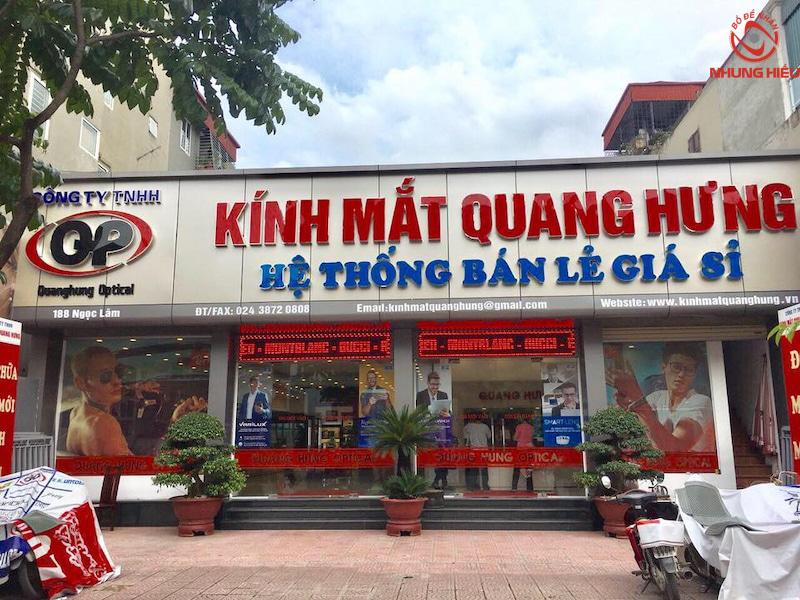Cửa hàng bán kính cận Hà Nội Quang Hưng