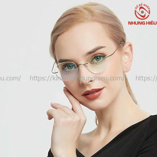 gọng kính không viền
