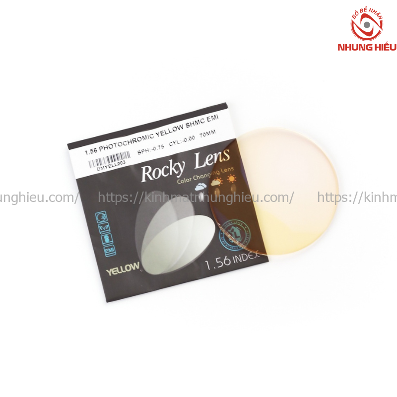 ROCKY 1.56 Tròng Kính Đổi Màu Chống Ánh Sáng Xanh