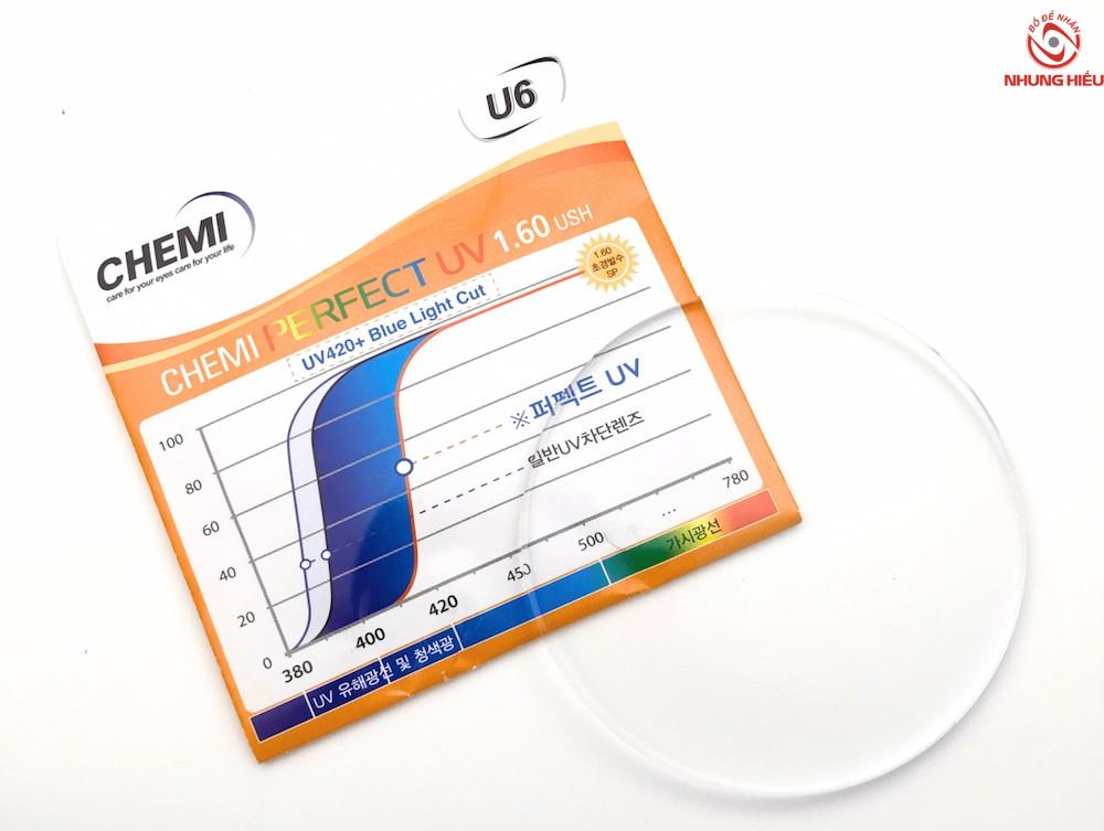 Tròng Kính Chemi U6 1.60