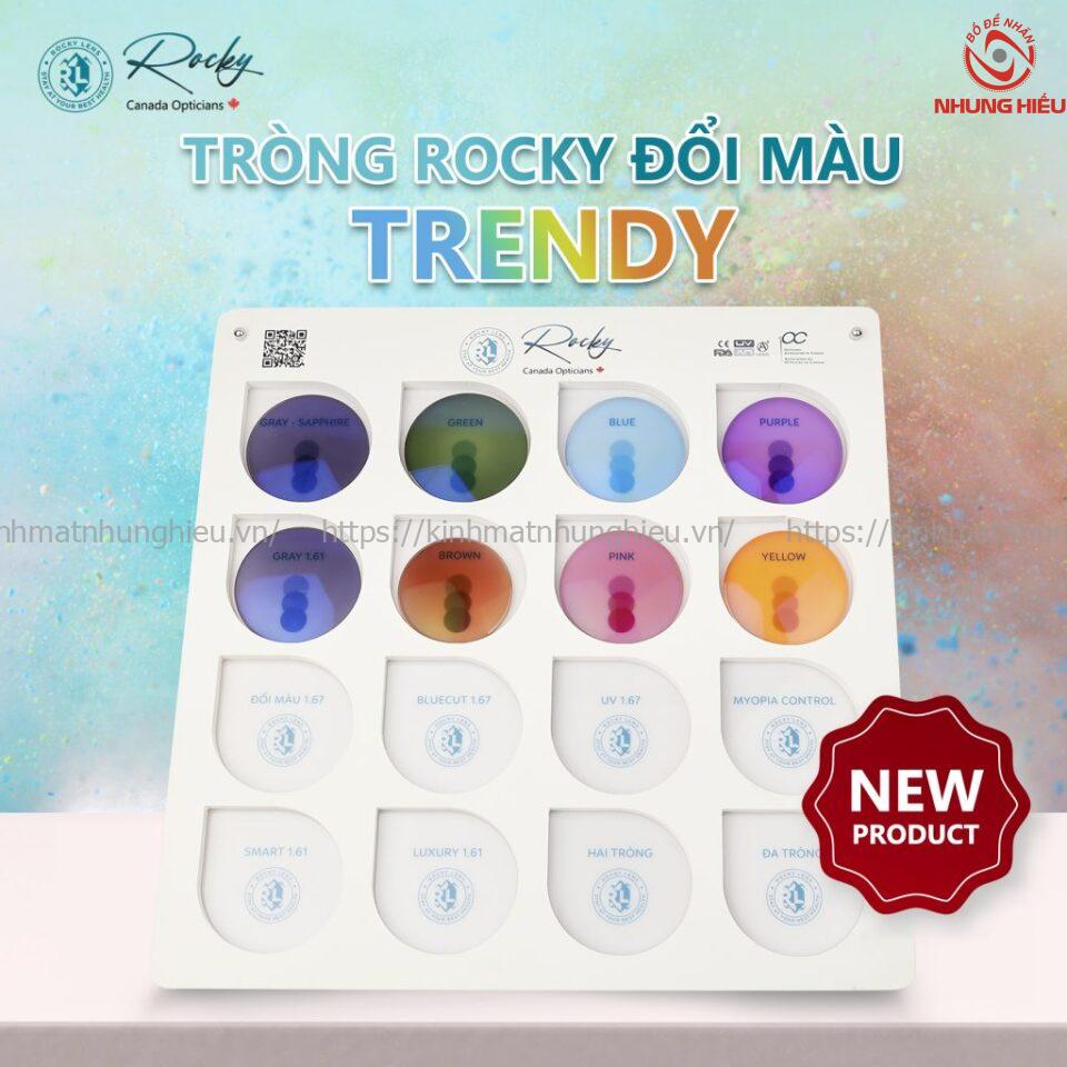 Tròng Kính Đổi Màu Rocky Trendy 1.56 ASP Canada Giá Tốt