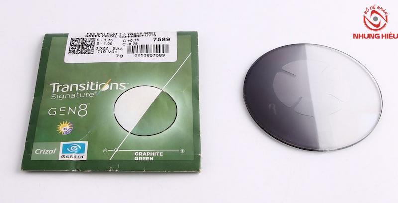 Tròng kính Essilor Transitions