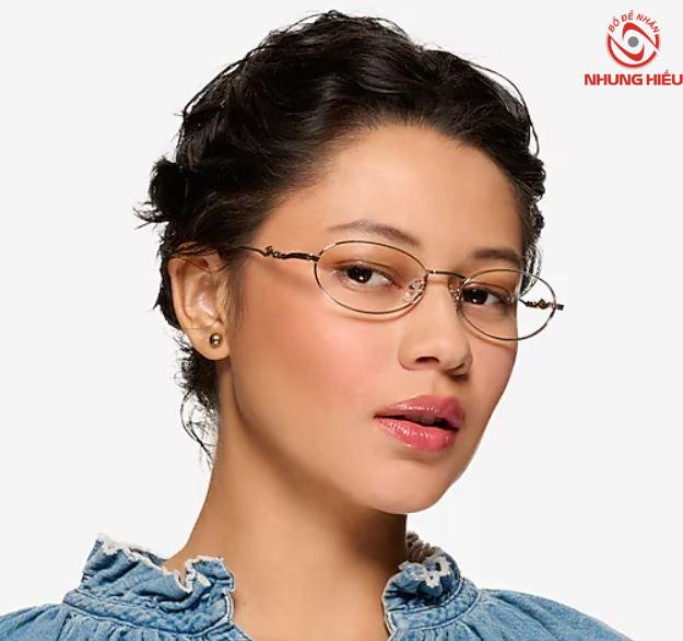 Gọng kính cận nữ cute