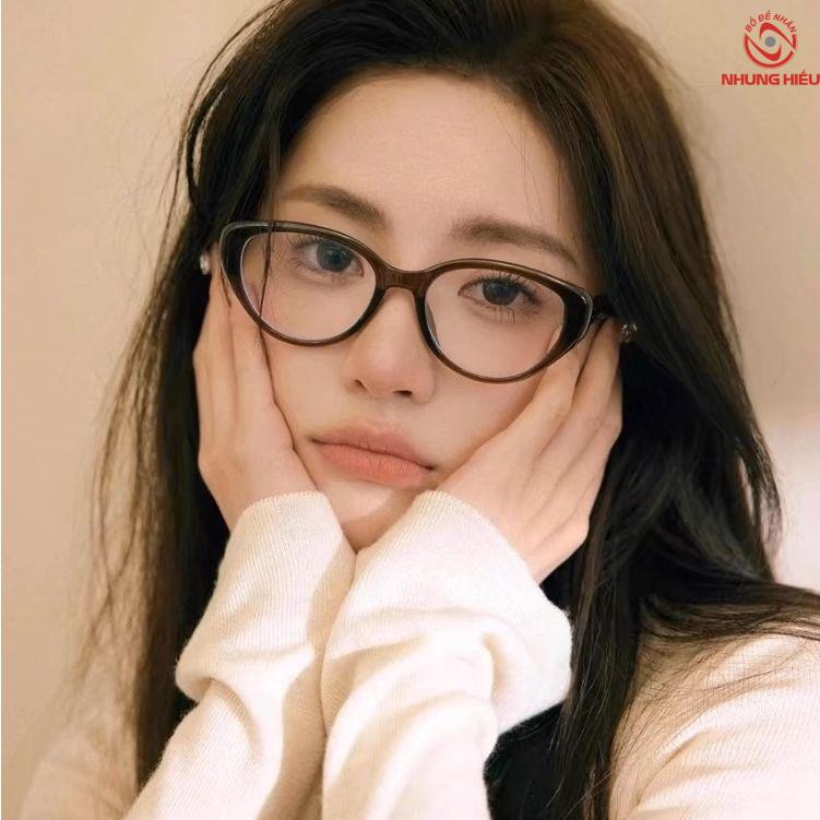 Gọng kính cận nữ dễ thương nhựa dẻo