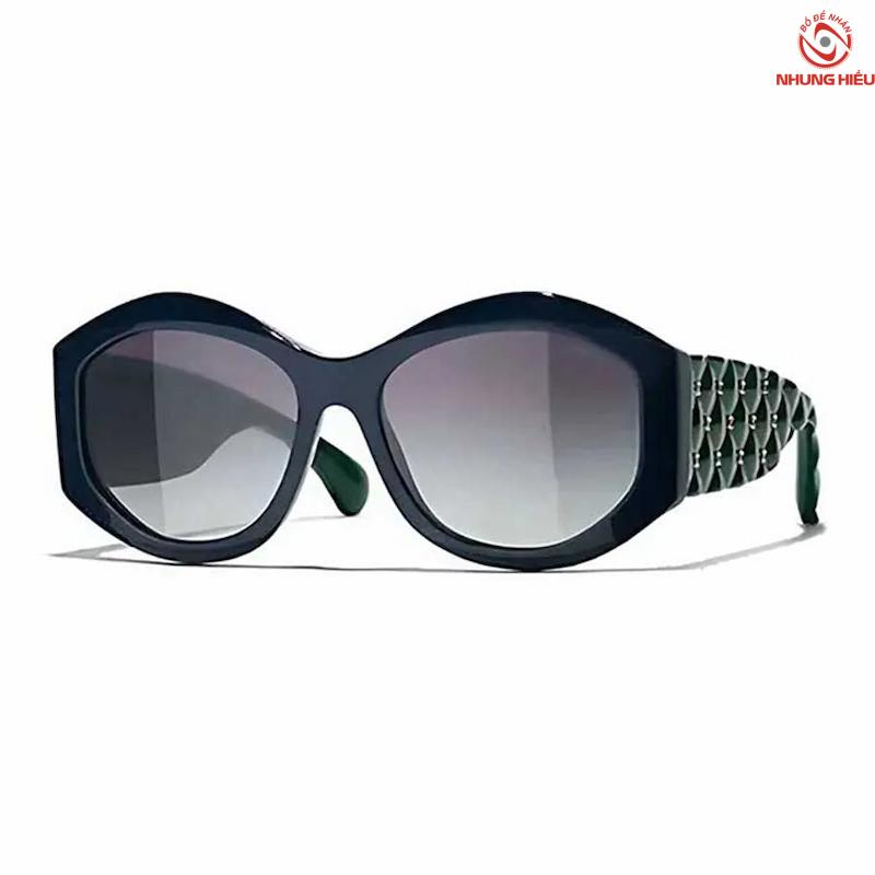 5+ Mẫu kính Chanel nữ sang trọng, được yêu thích 2026 6 Kính Chanel nữ Oval Sunglasses
