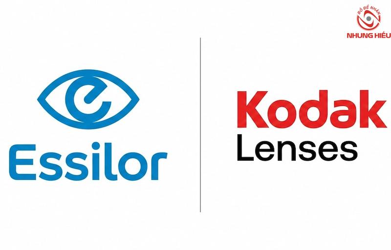 So sánh tròng kính Essilor và Kodak