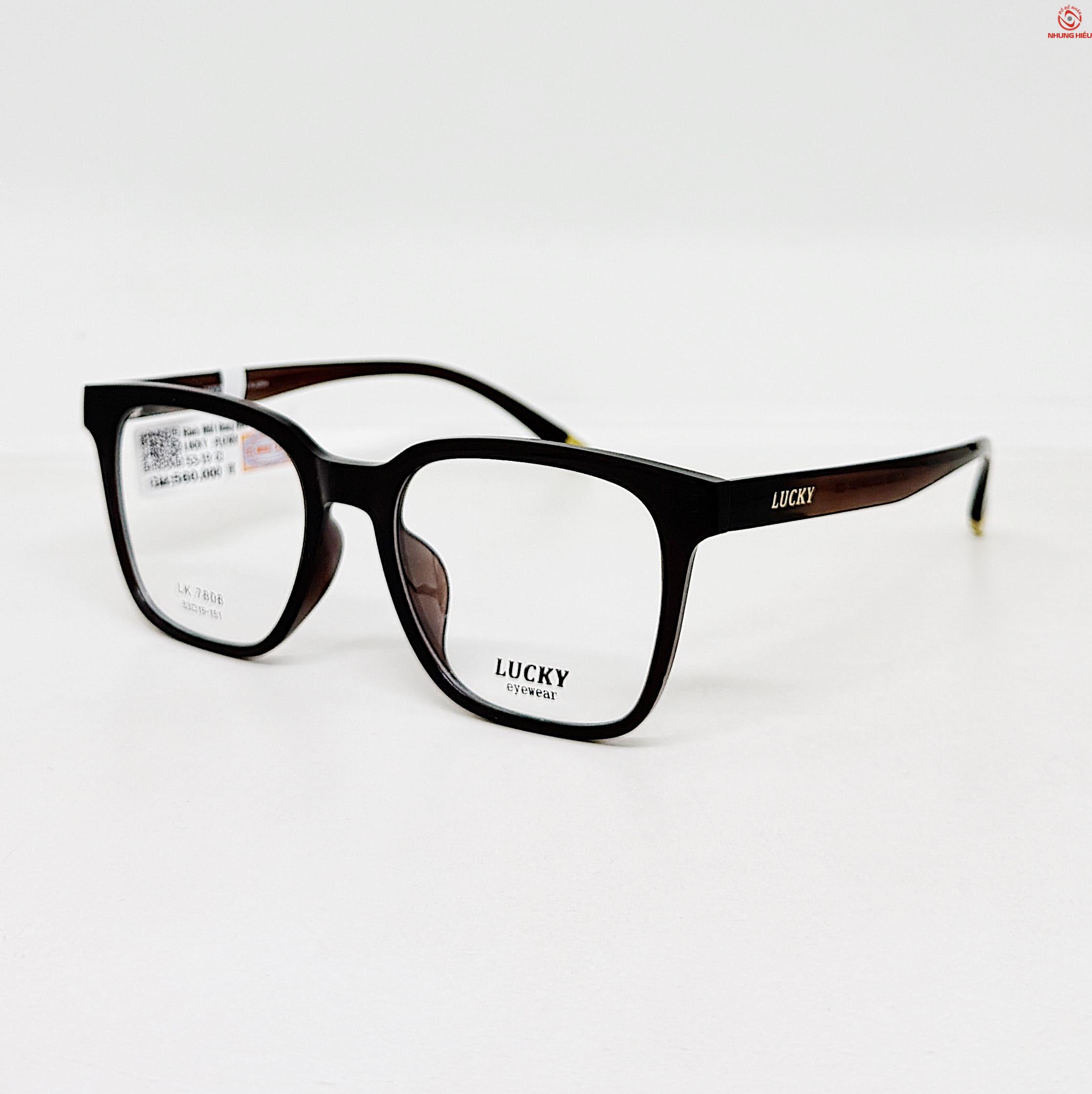 Gọng LUCKY 7808 nâu