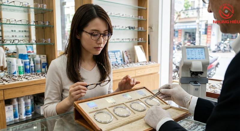 Chọn chiết suất cho tròng kính Hoya